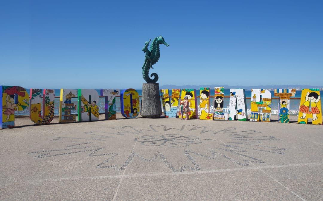 art sculpture on the Malecon boardwalk